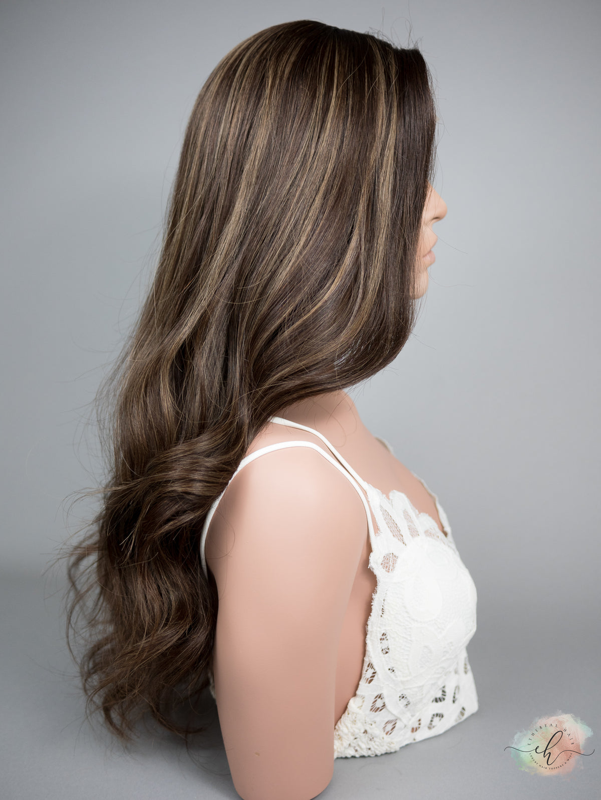 “SERAPHINA&quot; Premium Wig: Silk Top Lace Front, Sz. S, 26&quot;