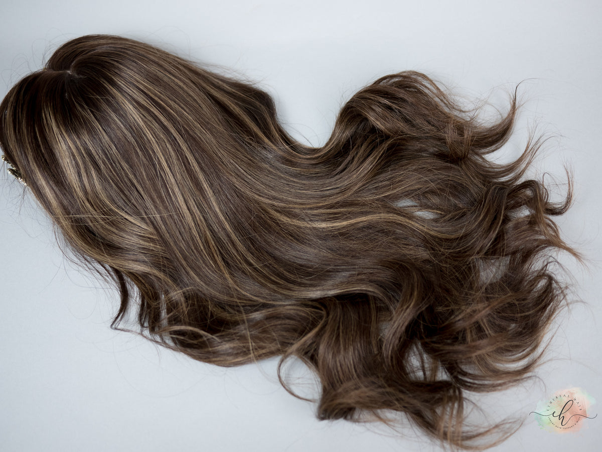 “SERAPHINA&quot; Premium Wig: Silk Top Lace Front, Sz. S, 26&quot;