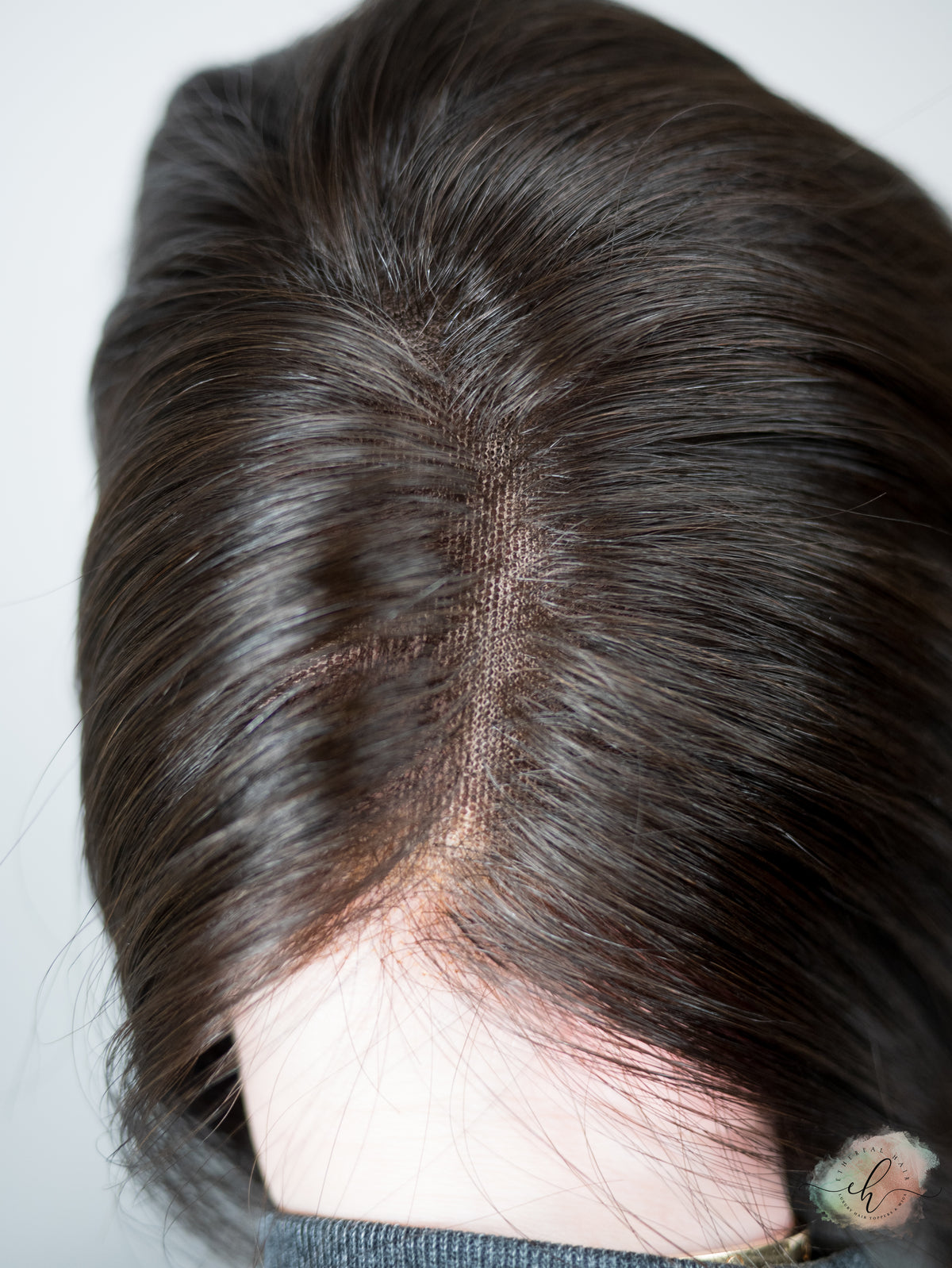 PRE-LOVED “LARK BALAYAGE" Premium Topper: Lace Top, 8x8, 19-20"