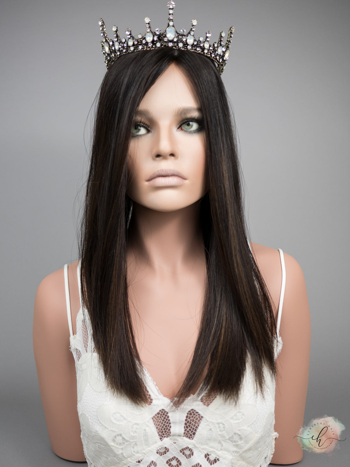 SPRING SALE “RHIANNON" Premium Topper: Silk Top, 9x9, 21-22"