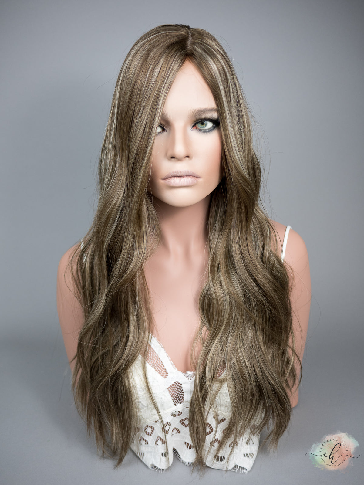 “CHARLOTTE HIGHLIGHT" Premium Topper: Silk Top, 9x9, 26"