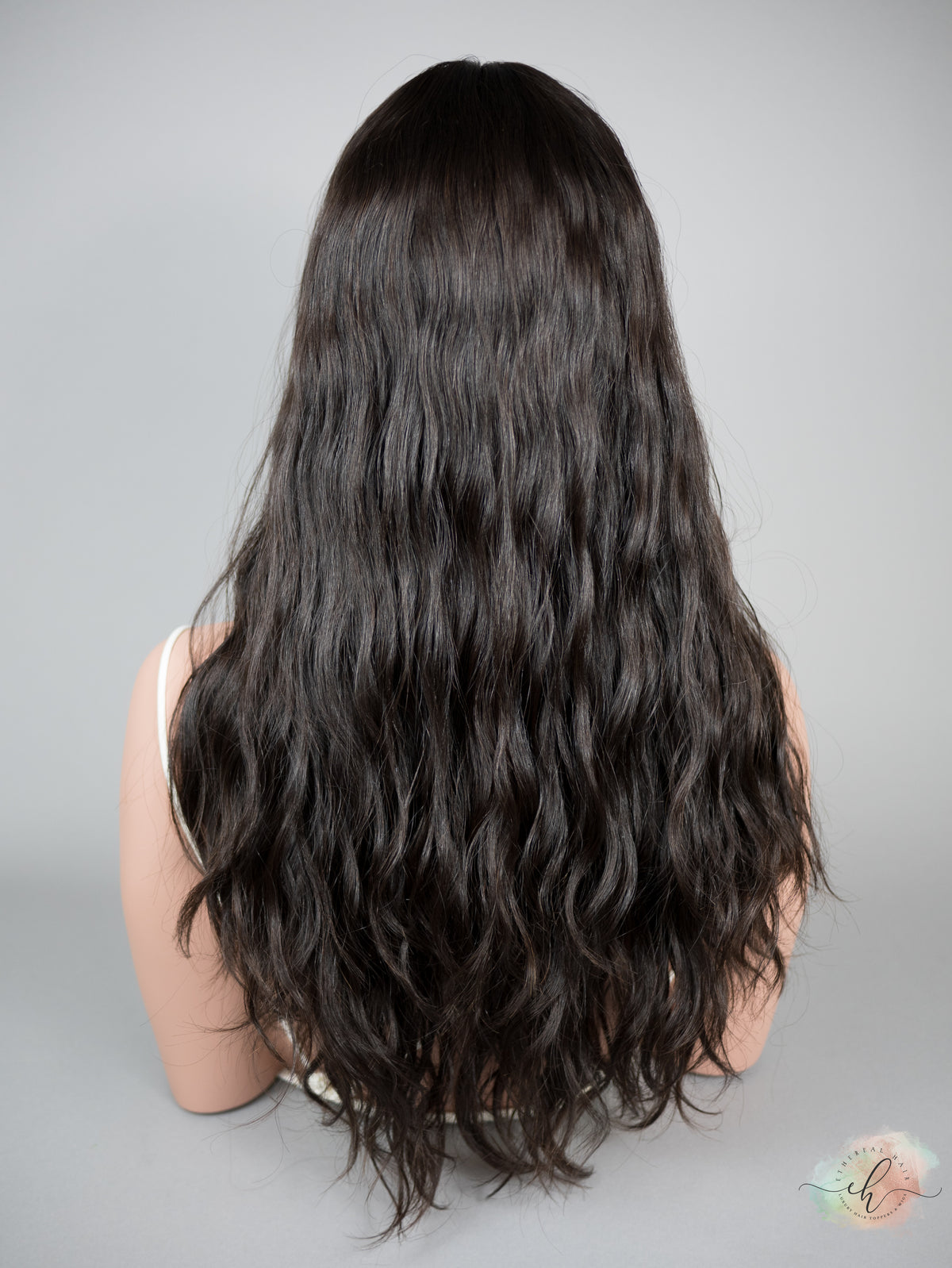 “LARK" Premium Topper: Silk Top, 9x9, 23", Wavy