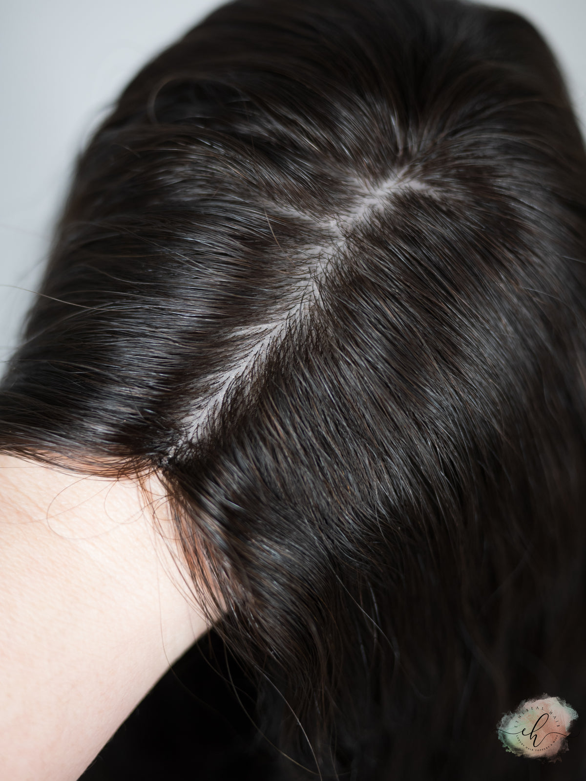 “LARK" Premium Topper: Silk Top, 9x9, 23", Wavy