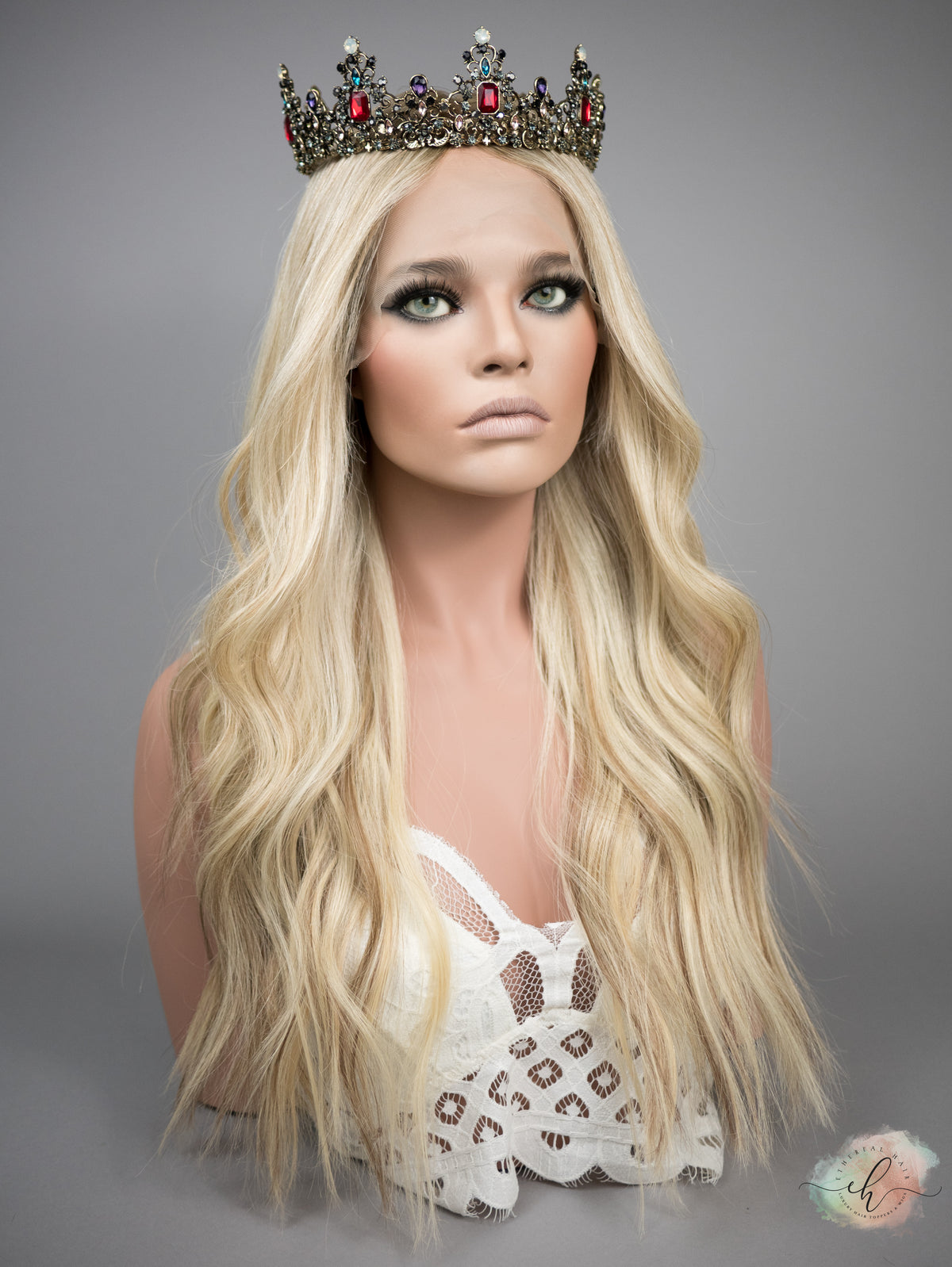 “DAISY" Premium Wig: Lace Top, Sz. L, 25-27"