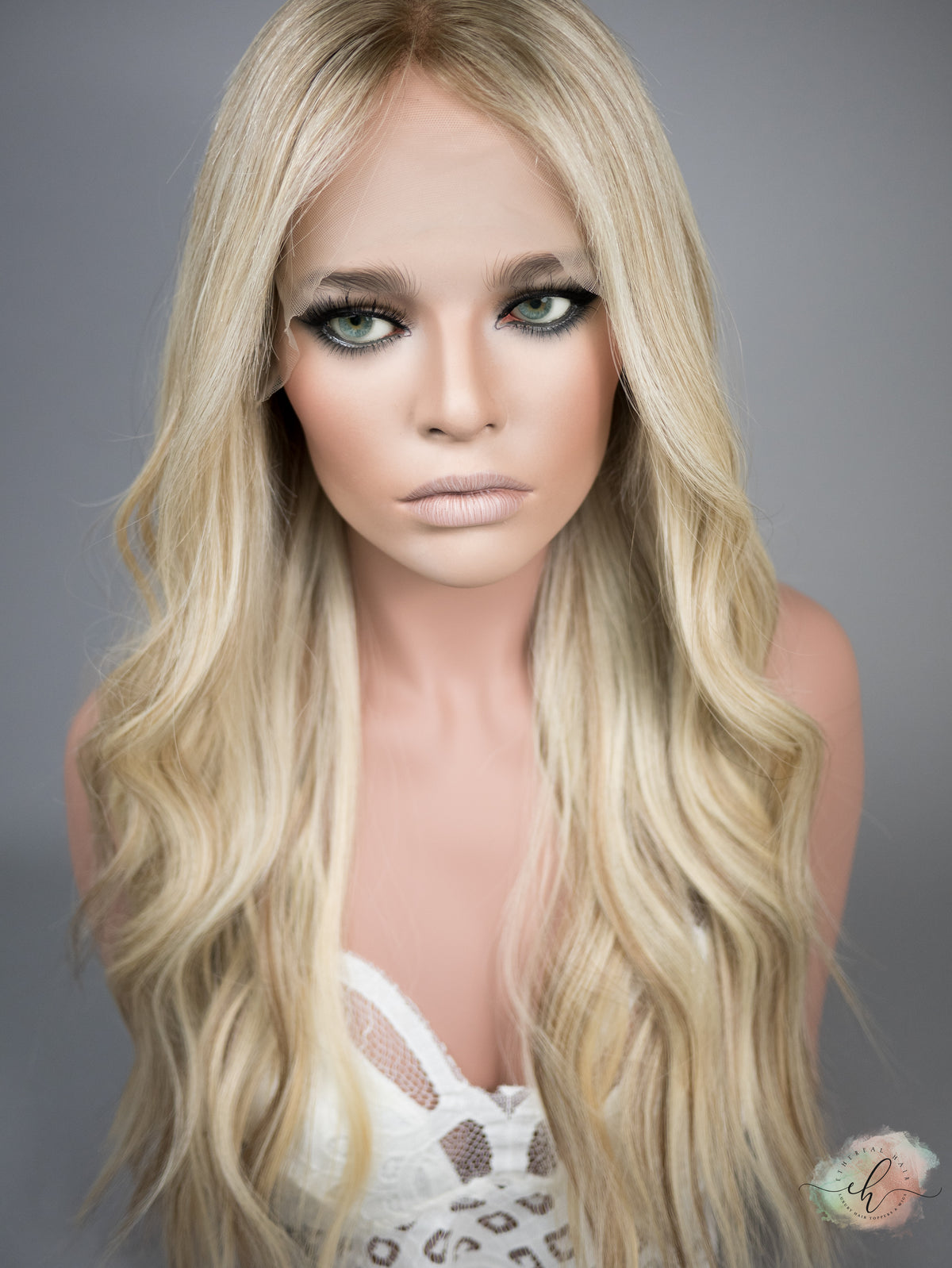 “DAISY" Premium Wig: Lace Top, Sz. L, 25-27"
