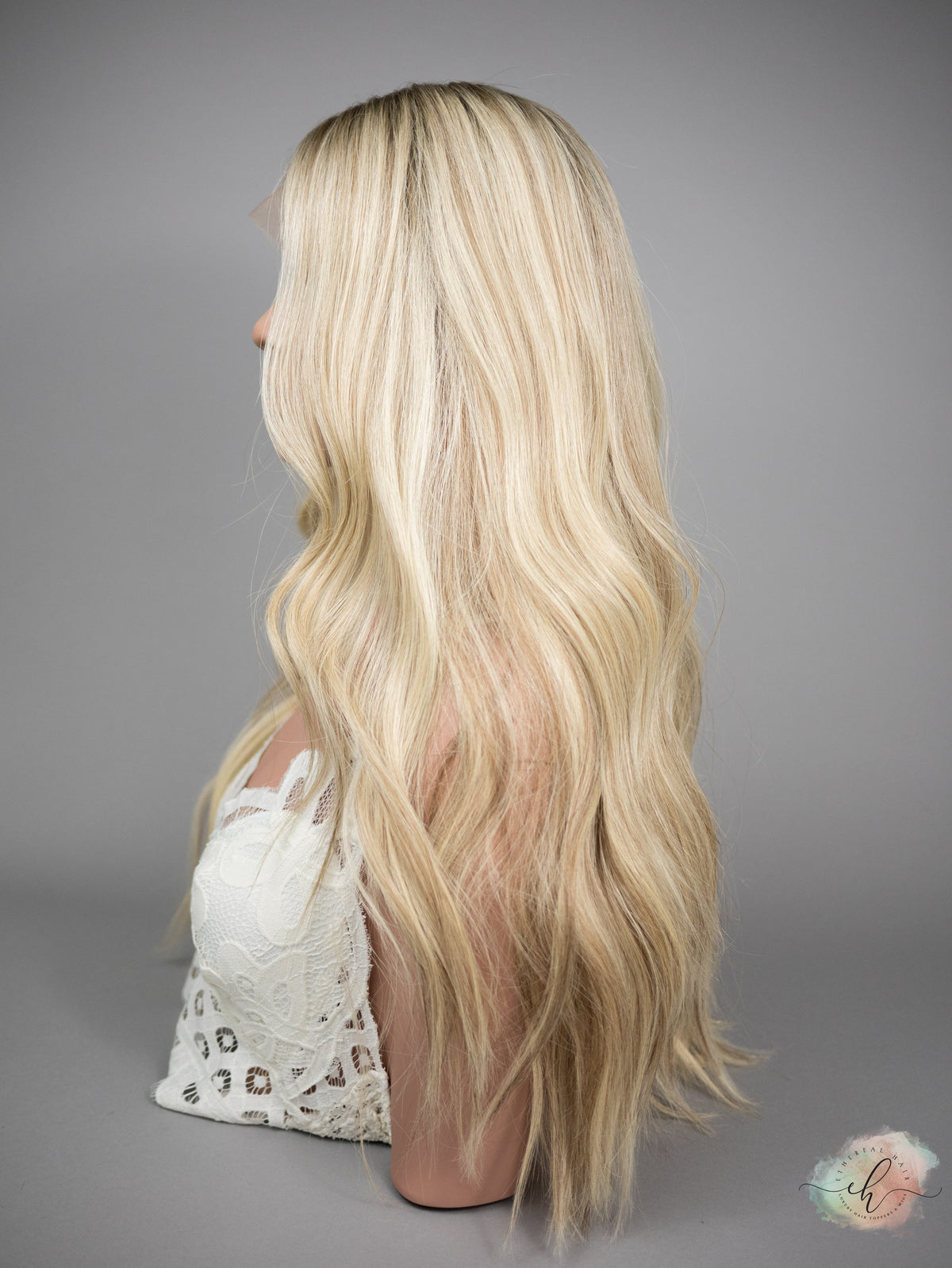 “DAISY" Premium Wig: Lace Top, Sz. L, 25-27"