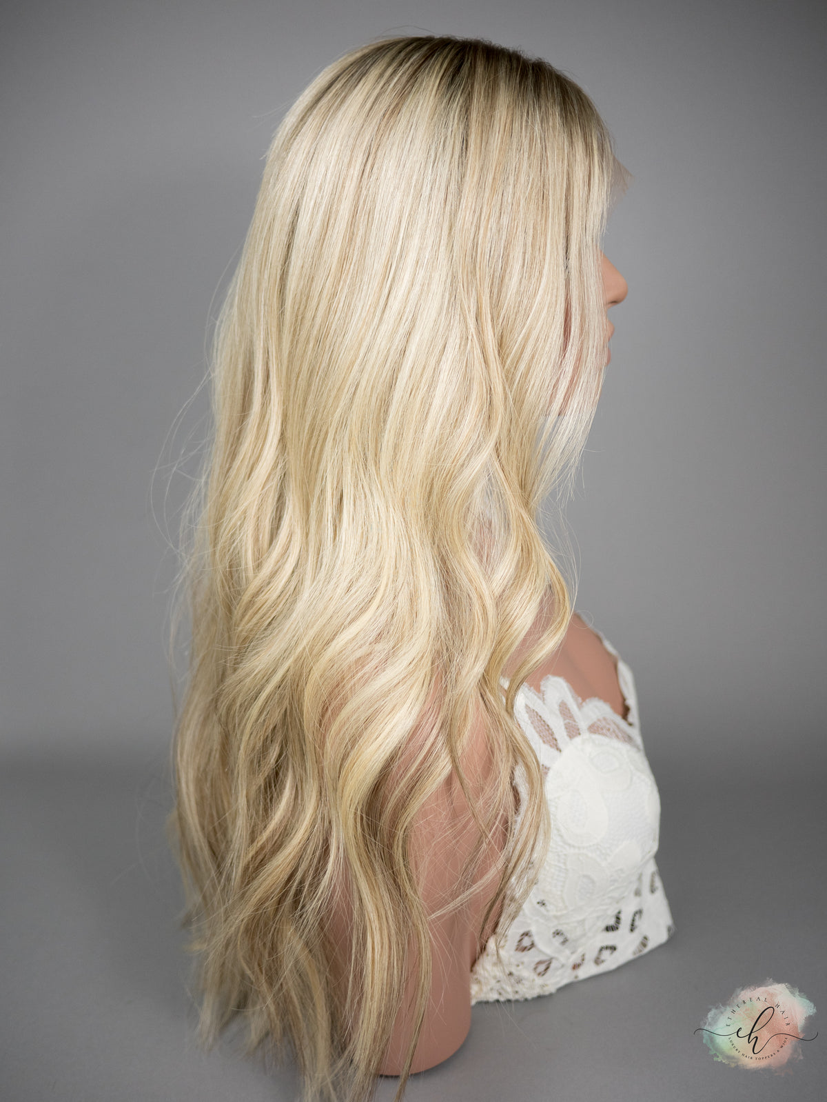 “DAISY" Premium Wig: Lace Top, Sz. L, 25-27"