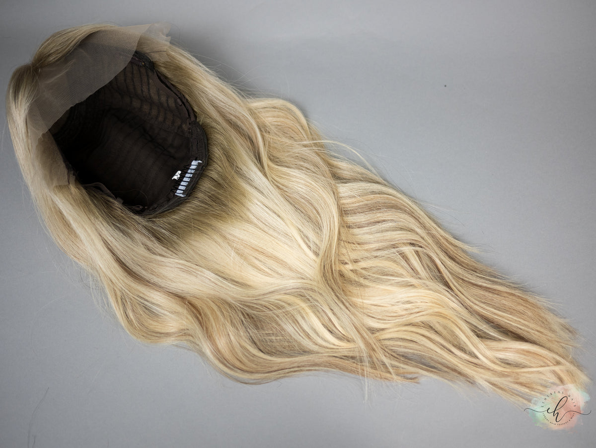 “DAISY" Premium Wig: Lace Top, Sz. L, 25-27"