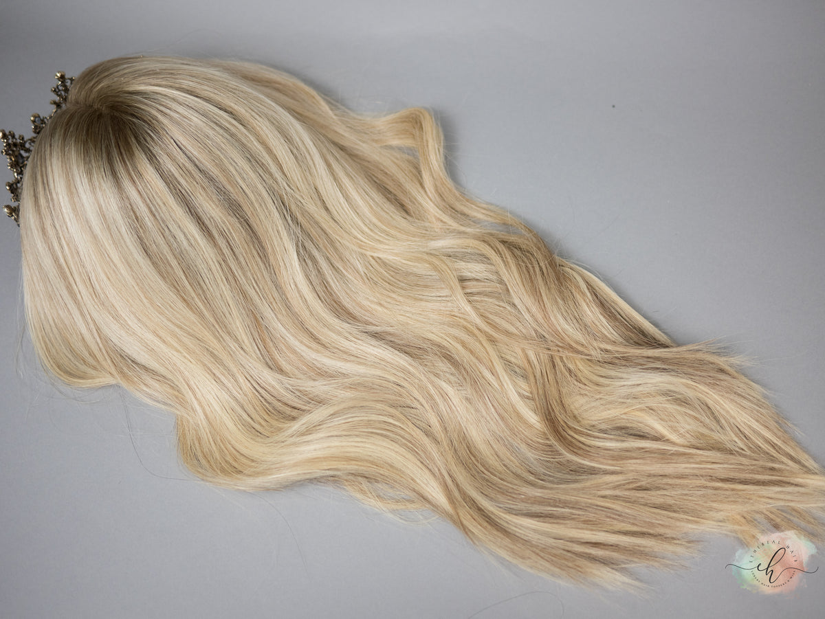 “DAISY" Premium Wig: Lace Top, Sz. L, 25-27"
