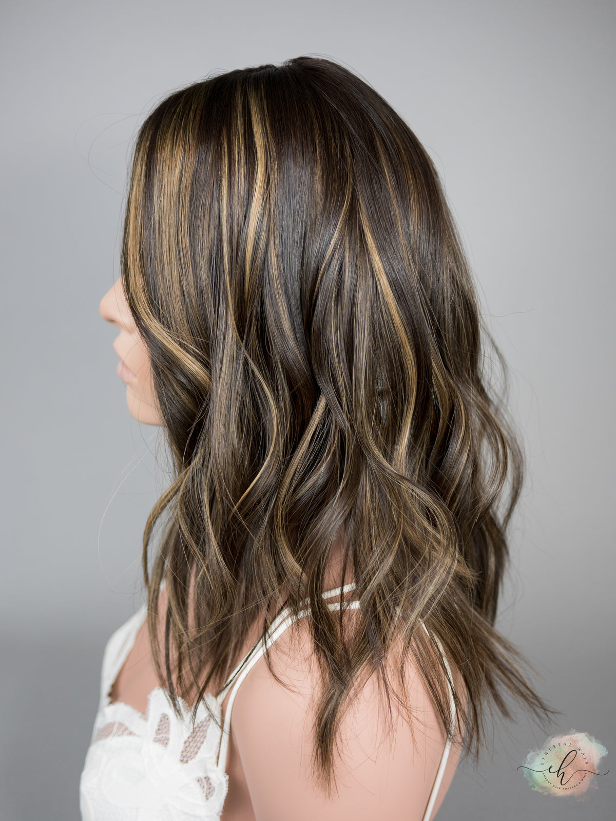 “ROMY&quot; Premium Topper: Silk Top, 9x9, 17&quot;, Layered