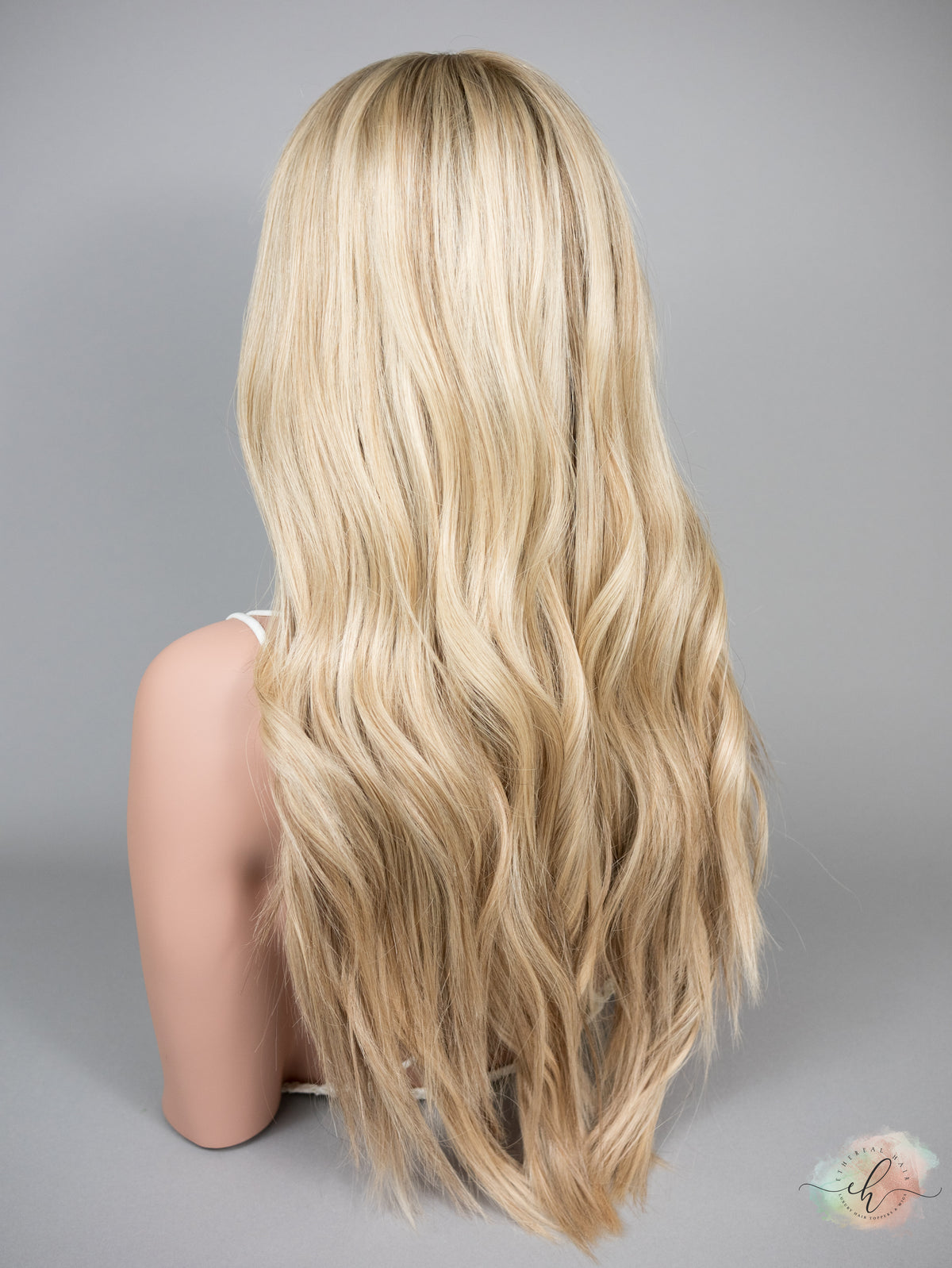 “EVA" Premium Wig: Lace Top, Sz. M, 27"