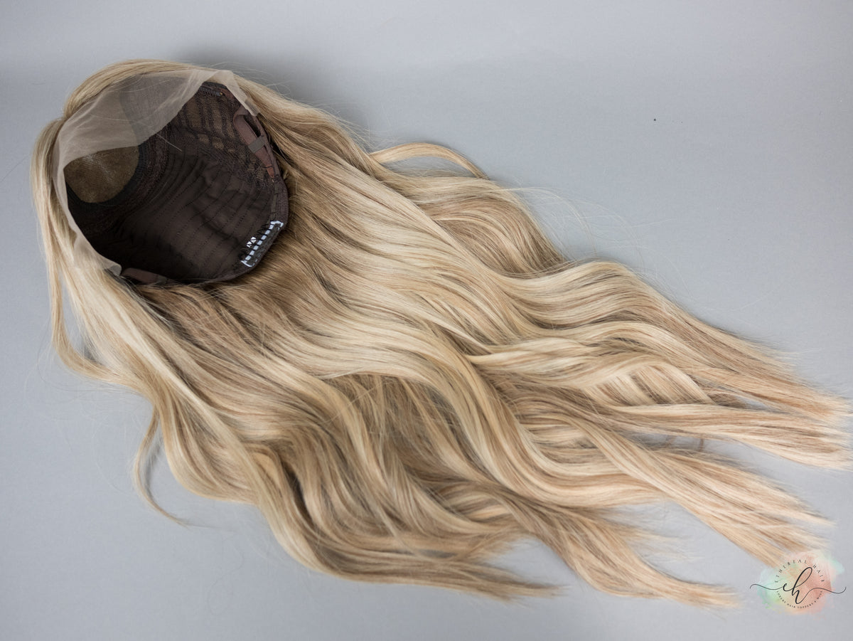 “EVA" Premium Wig: Lace Top, Sz. M, 27"