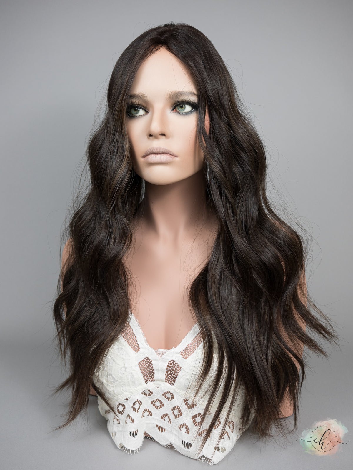 “LARK BALAYAGE" Premium Topper: Silk Top, 9x9, 26-27"