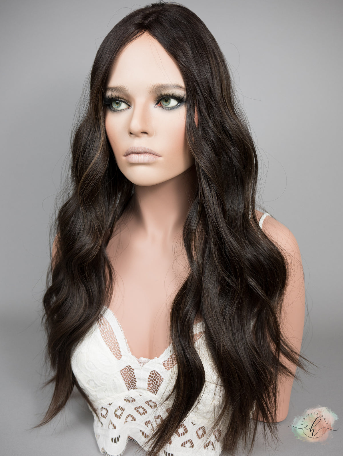 “LARK BALAYAGE" Premium Topper: Silk Top, 9x9, 26-27"