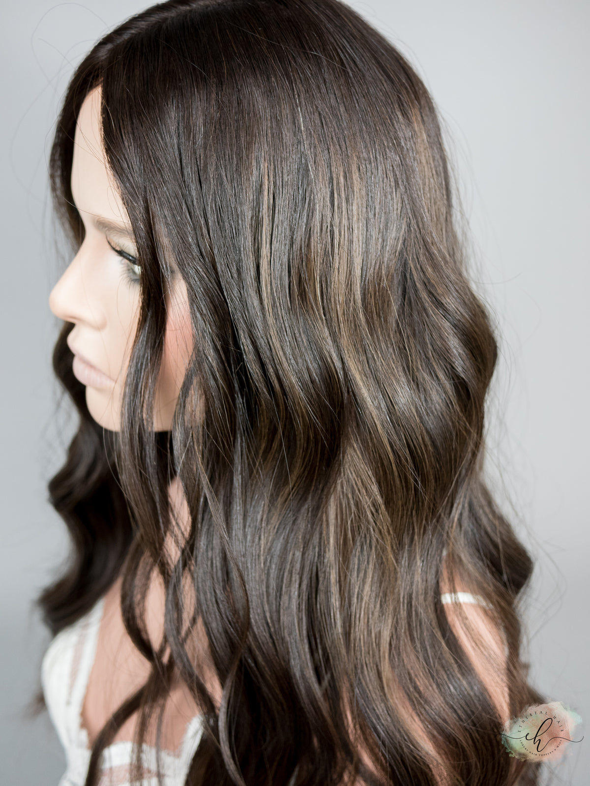“LARK BALAYAGE" Premium Topper: Silk Top, 9x9, 26-27"