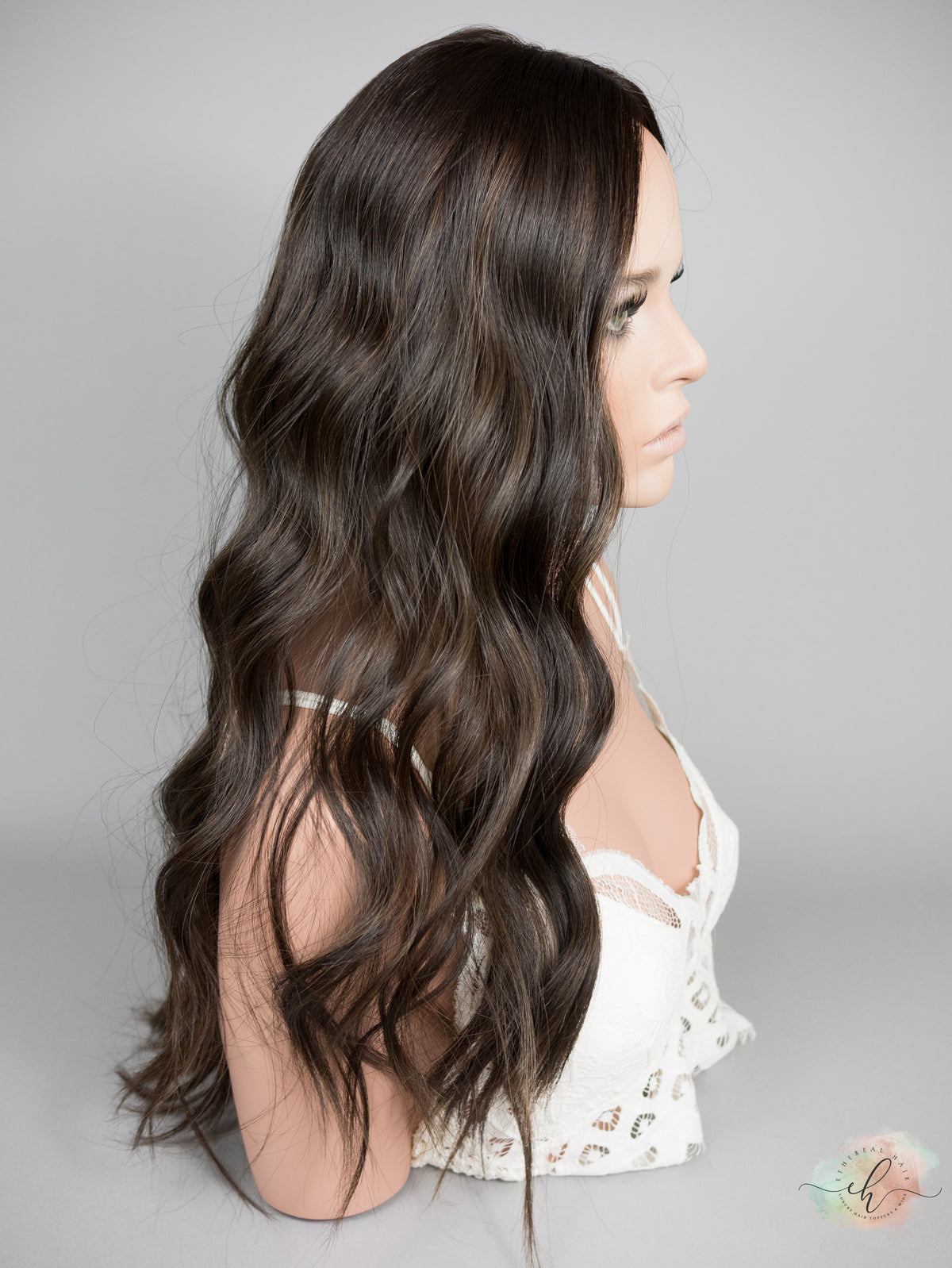 “LARK BALAYAGE" Premium Topper: Silk Top, 9x9, 26-27"