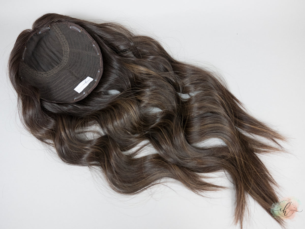 “LARK BALAYAGE" Premium Topper: Silk Top, 9x9, 26-27"