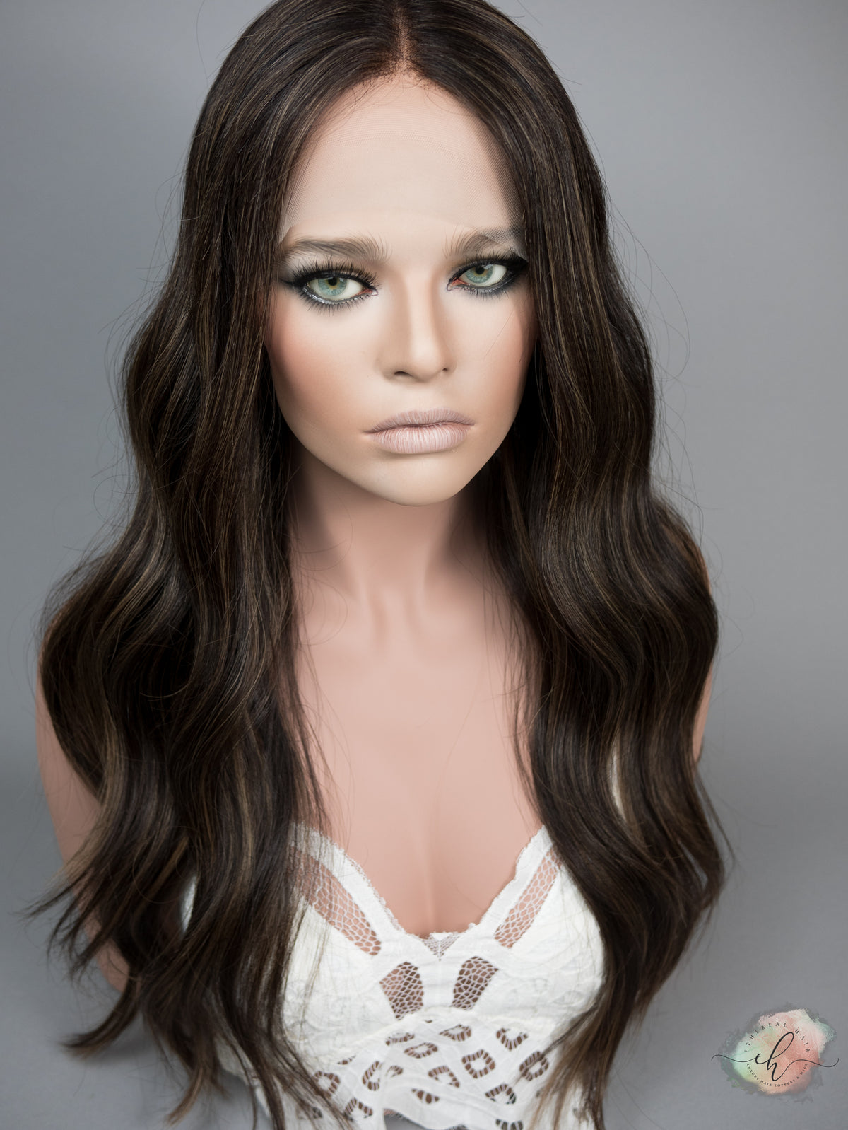 “KINGSLEY" Premium Wig: Lace Top, Sz. L, 26-27"