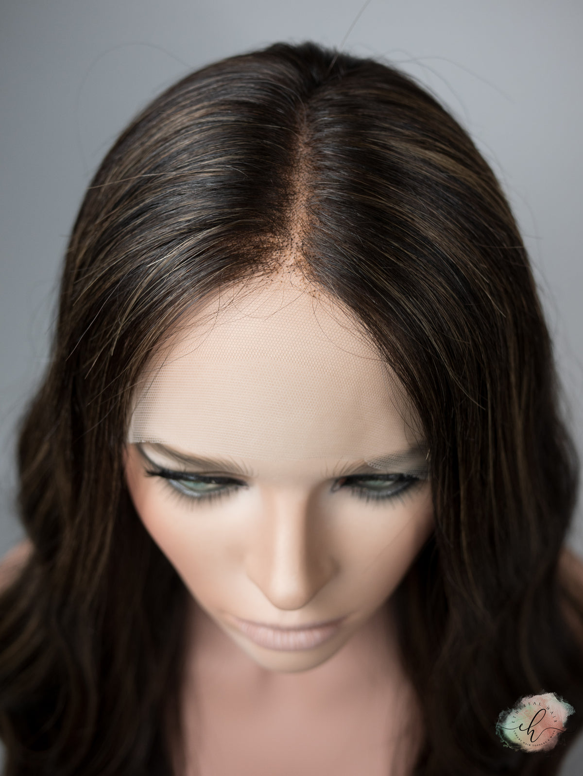 “KINGSLEY" Premium Wig: Lace Top, Sz. L, 26-27"