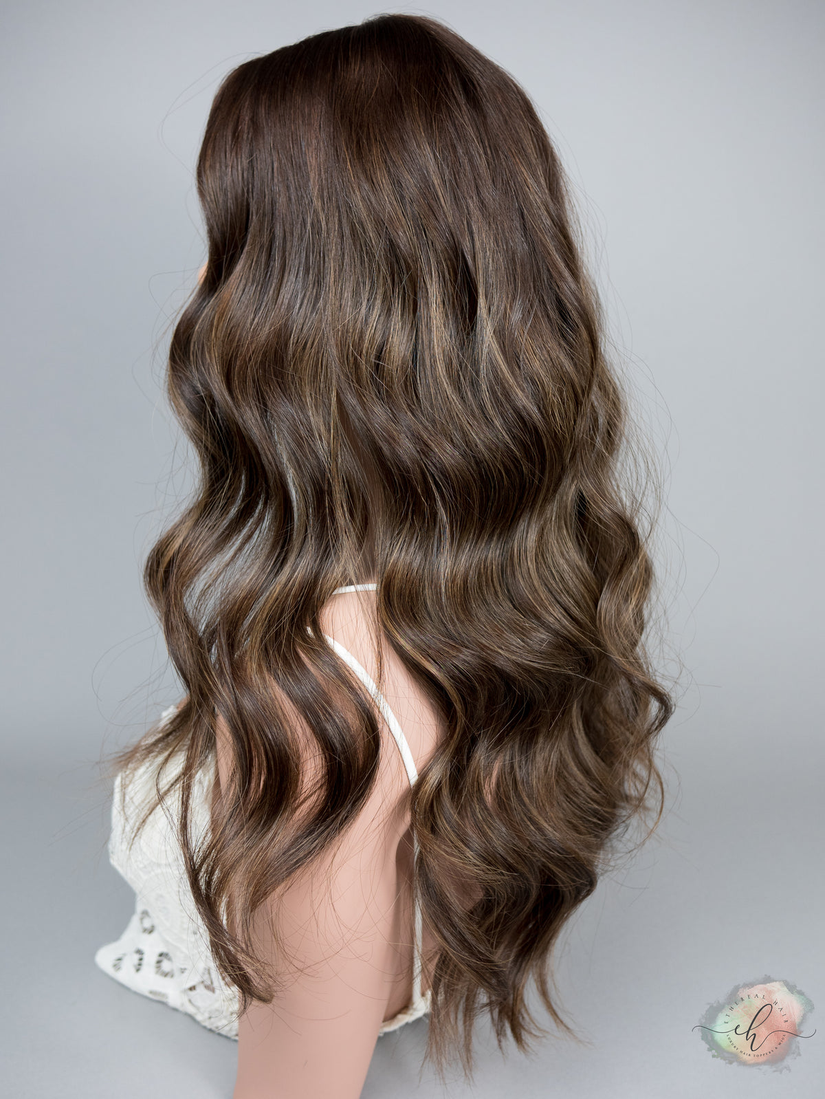 “LUNA BALAYAGE" Premium Topper: Silk Top, 9x9, 24"