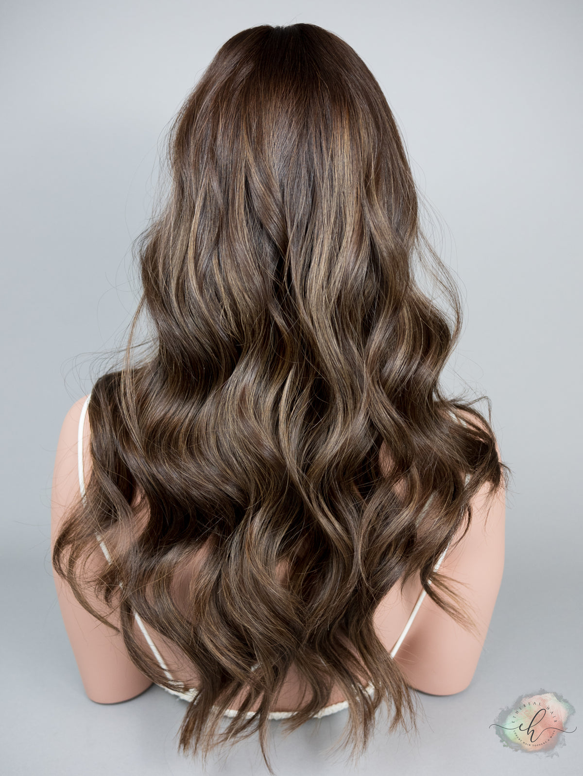 “LUNA BALAYAGE" Premium Topper: Silk Top, 9x9, 24"