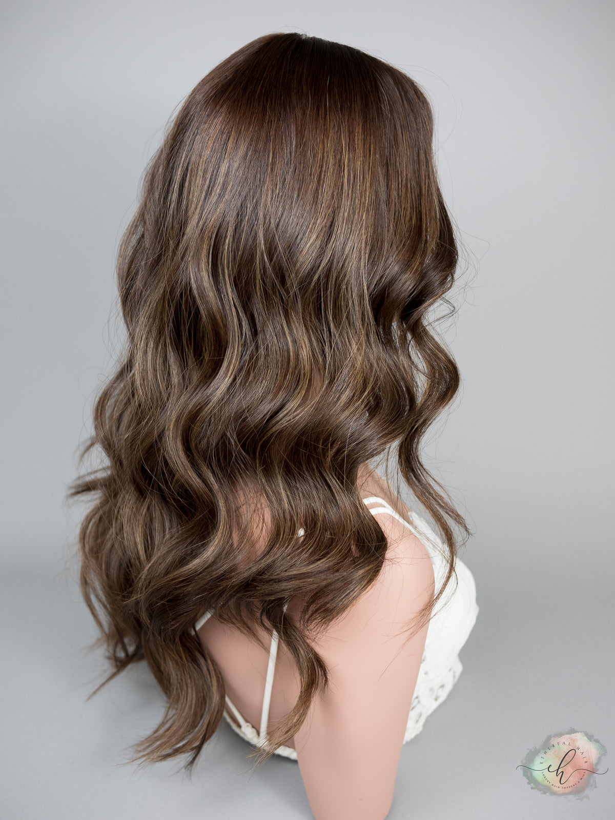 “LUNA BALAYAGE" Premium Topper: Silk Top, 9x9, 24"