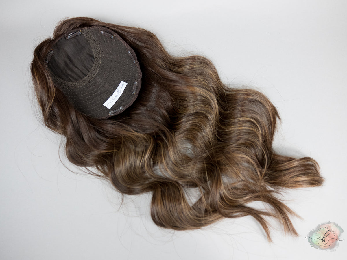 “LUNA BALAYAGE" Premium Topper: Silk Top, 9x9, 24"