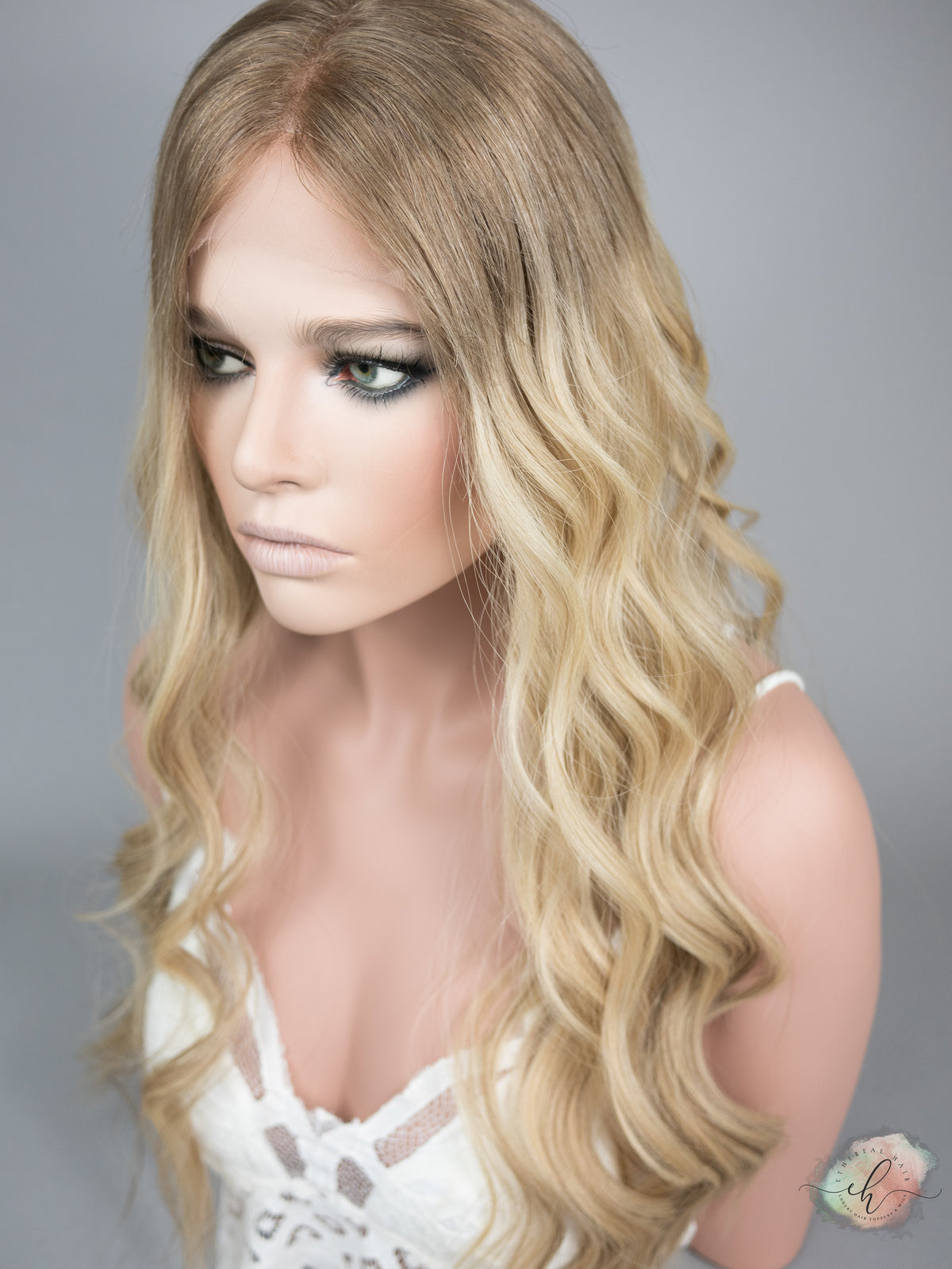 “VEE&quot; Premium Topper: Lace Top, 8x8, 26&quot;