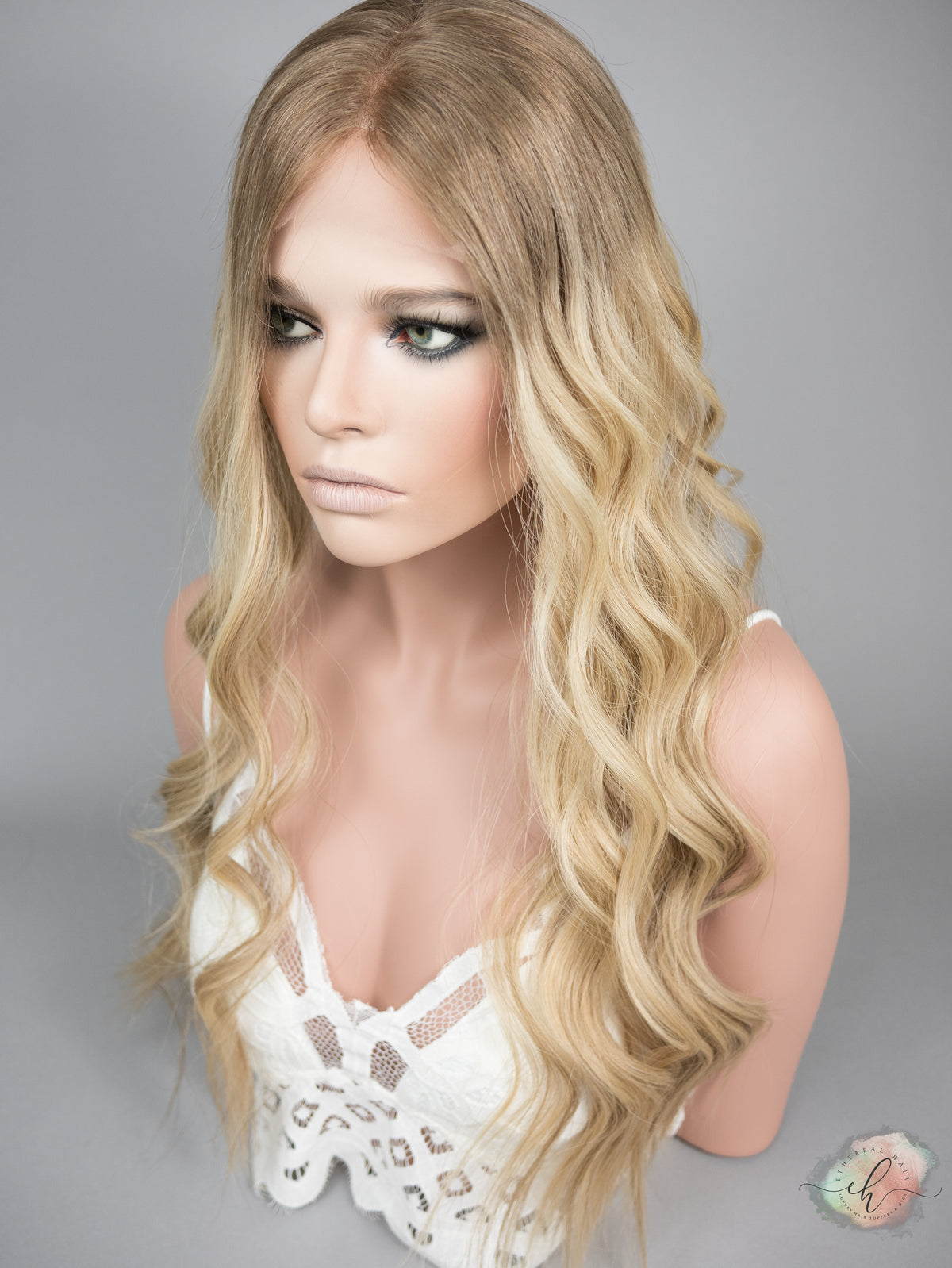 “VEE&quot; Premium Topper: Lace Top, 8x8, 26&quot;