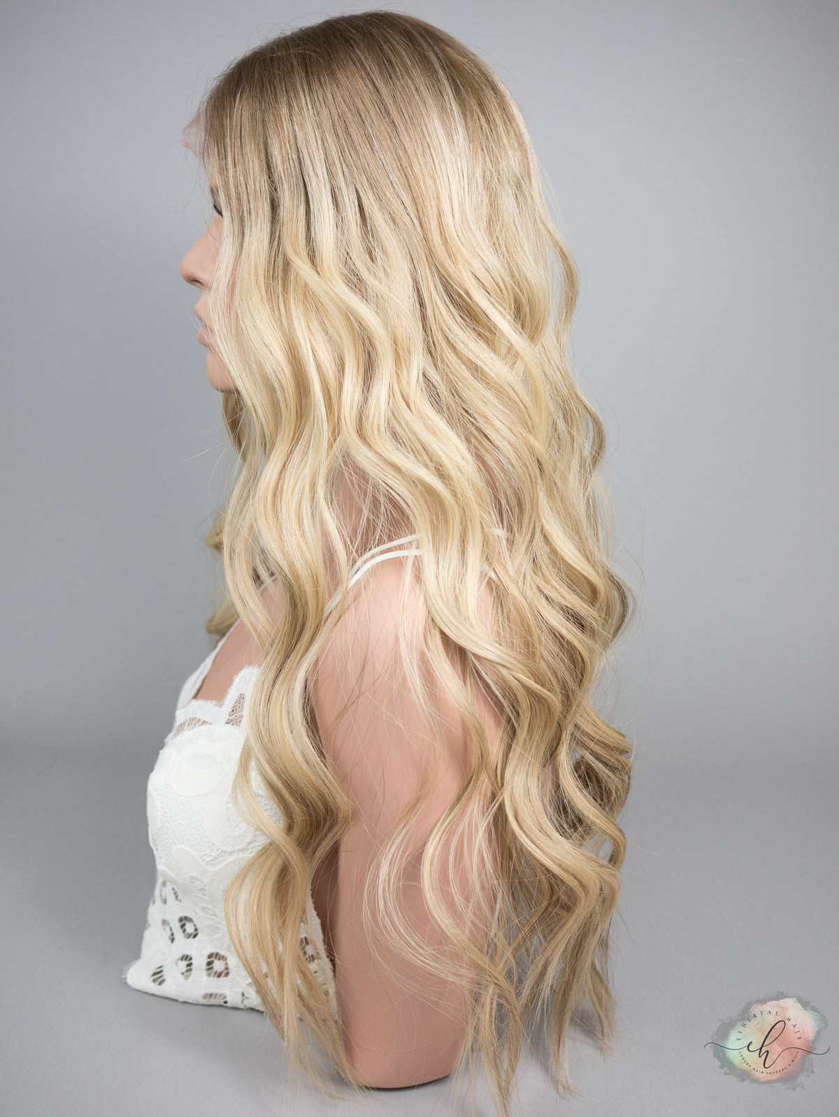 “VEE&quot; Premium Topper: Lace Top, 8x8, 26&quot;