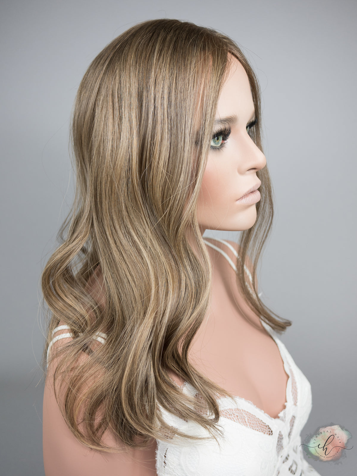 “HARLOW" Premium Topper: Lace Top, 8x8, 20"