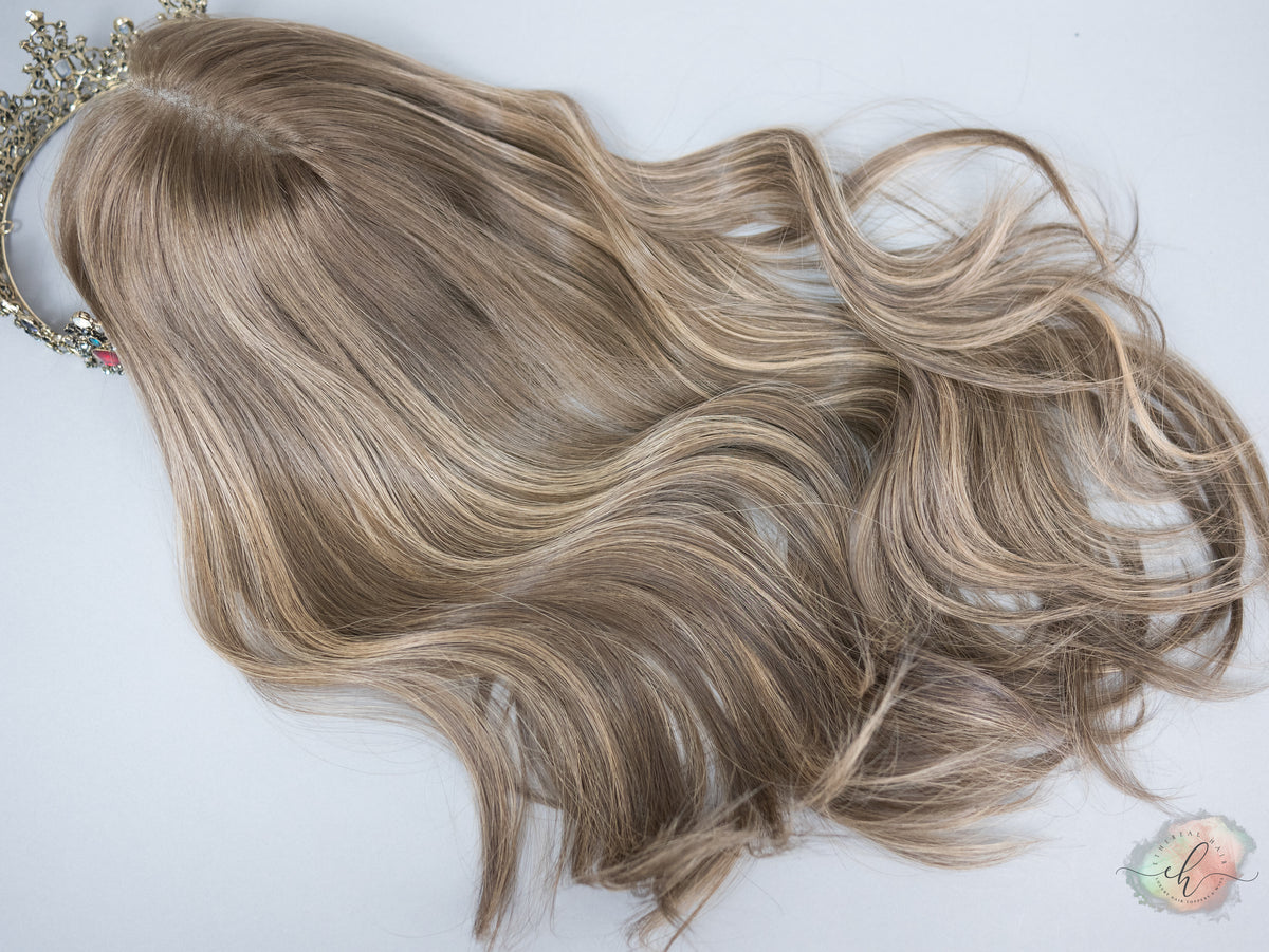 “HARLOW" Premium Topper: Lace Top, 8x8, 20"