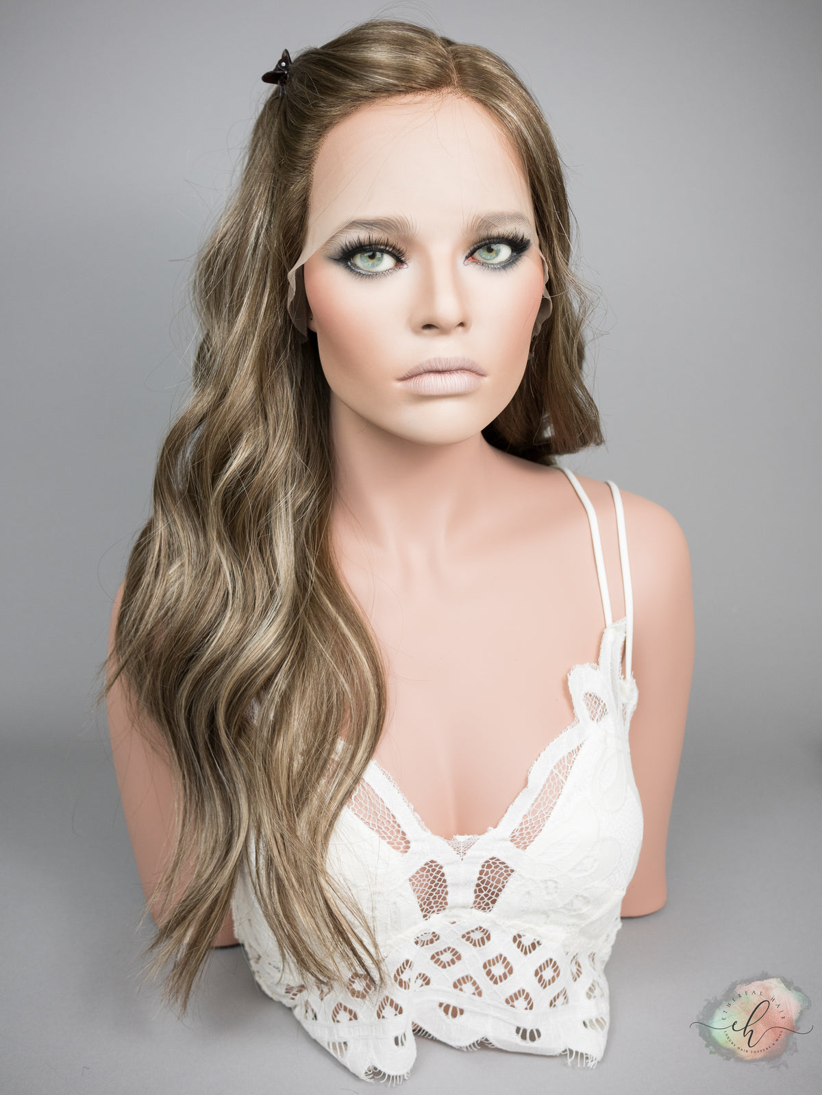 “BELLE" Premium Wig: Lace Top, Sz. S/M, 26"