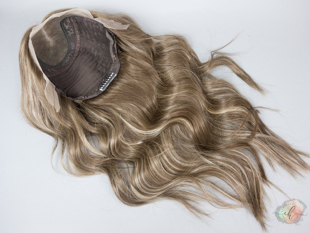 “BELLE" Premium Wig: Lace Top, Sz. S/M, 26"