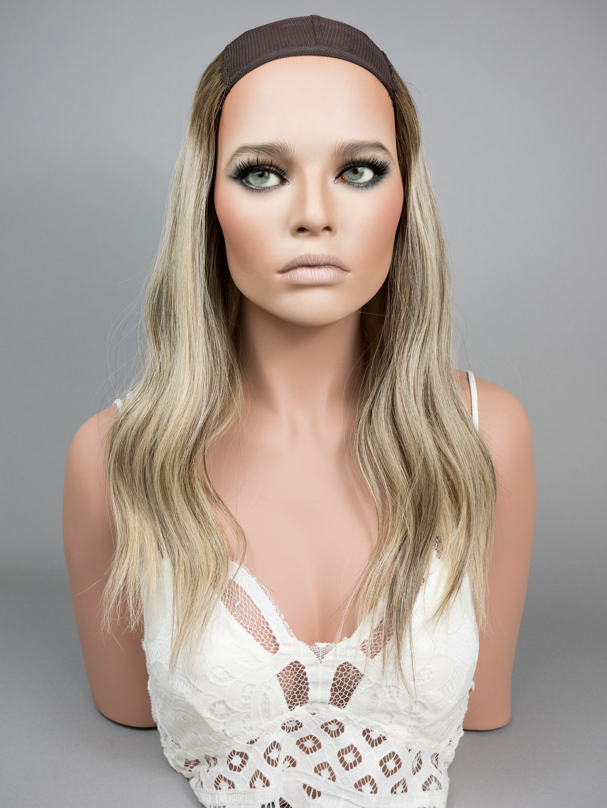 “MEL" Premium HAT FALL Wig: Sz. M, 20"