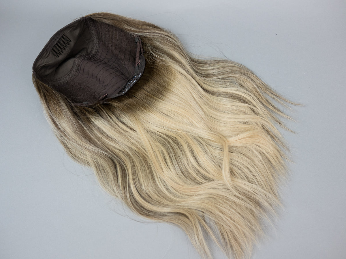 “MEL" Premium HAT FALL Wig: Sz. M, 20"