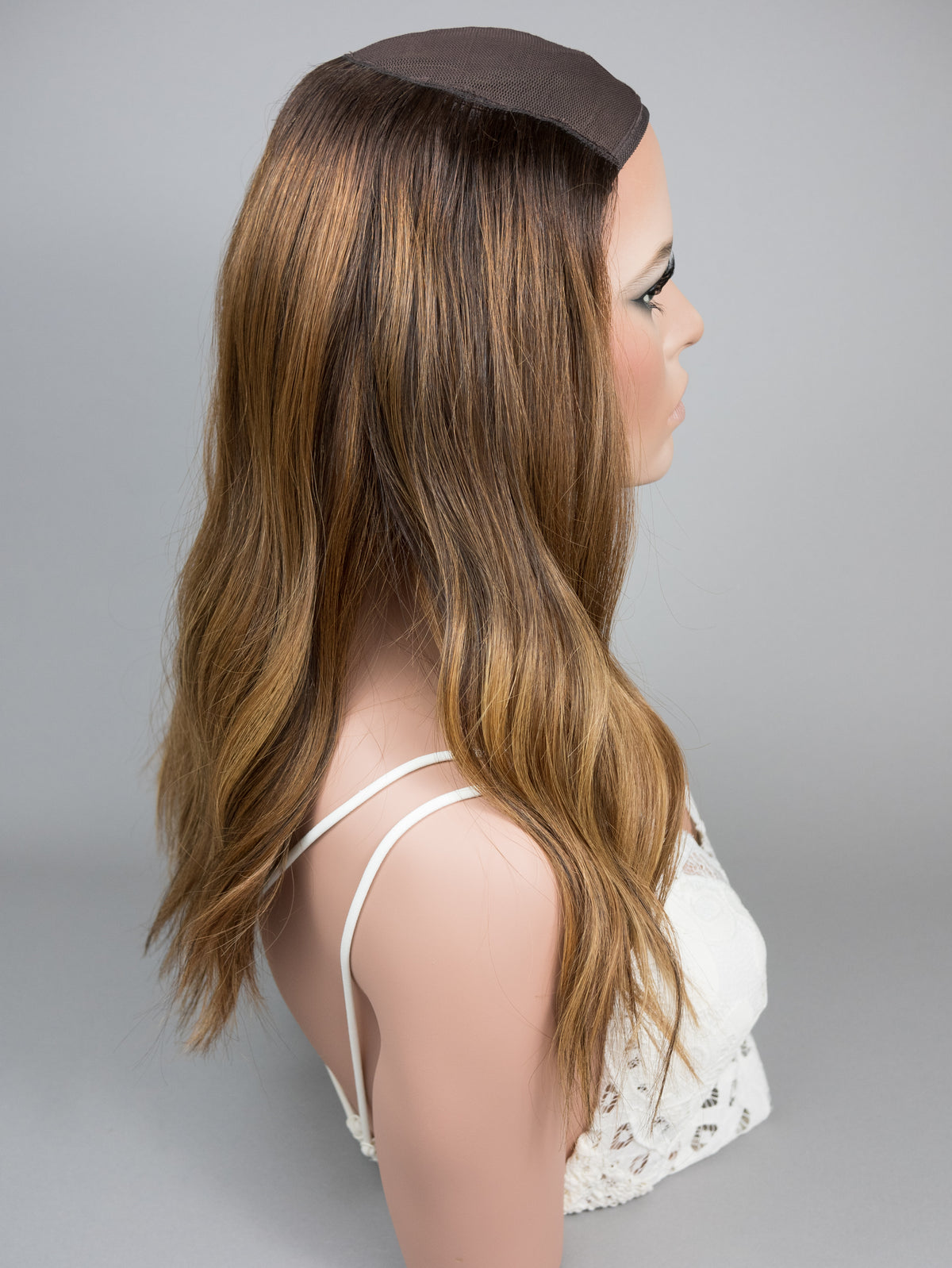 &quot;HAZEL&quot; Premium HAT FALL Wig: Sz. M, 20&quot;