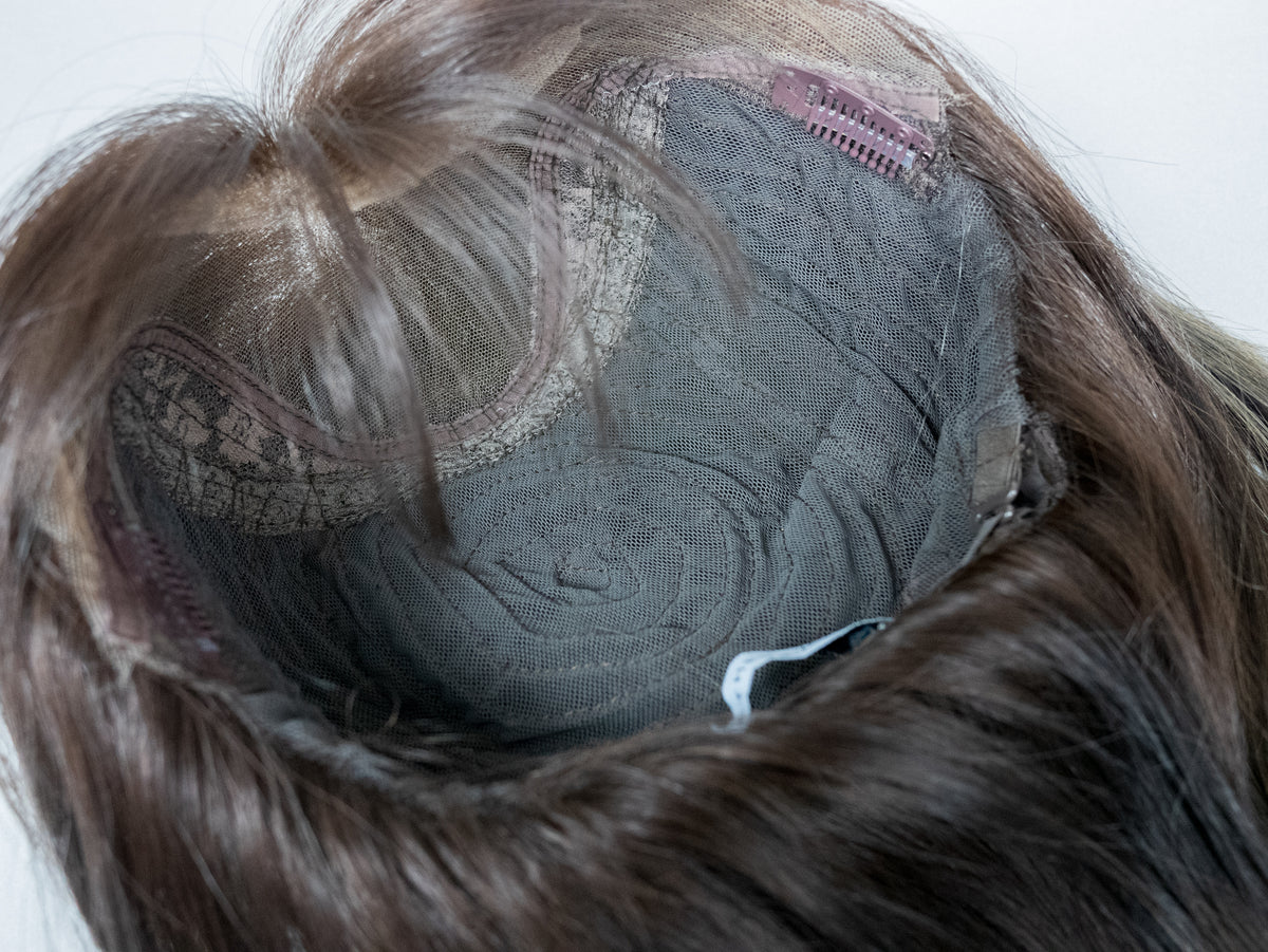 “AVALON" Premium Wig: Lace Top Pony Wig, Sz. S/M, 21-22"