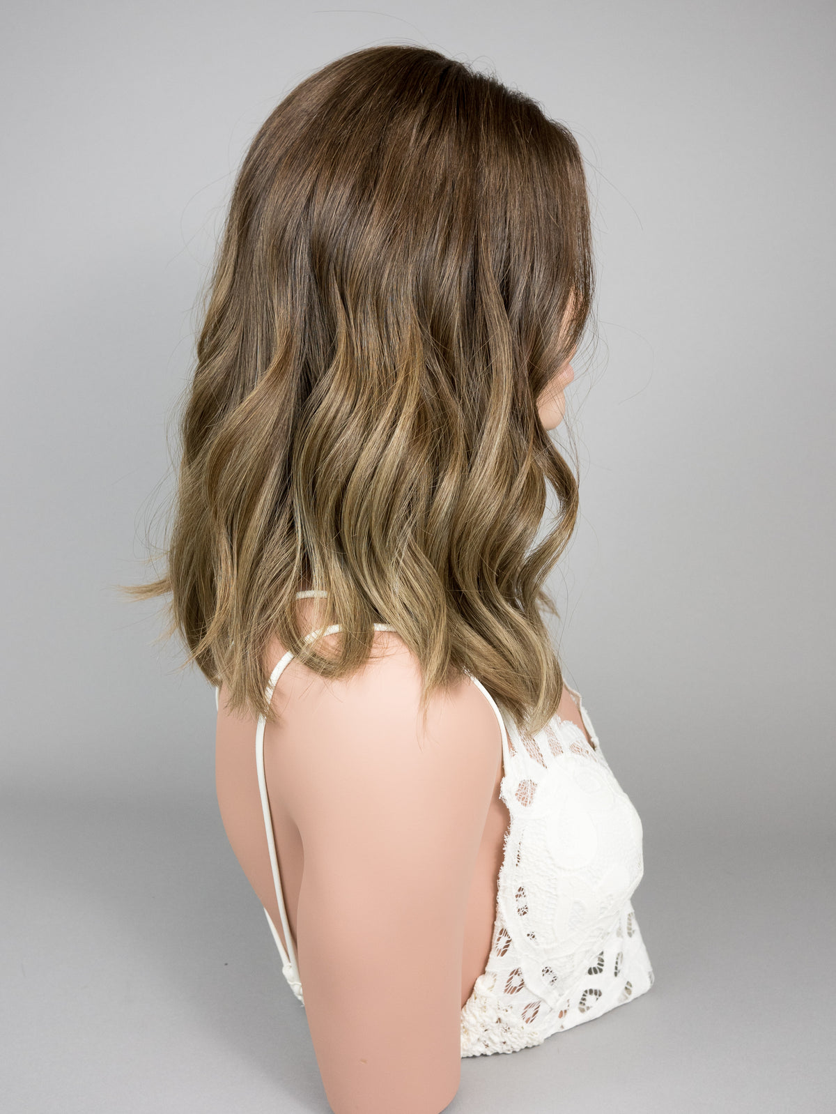 “ALICIA" Premium Wig: Lace Top, Sz. M, 16"