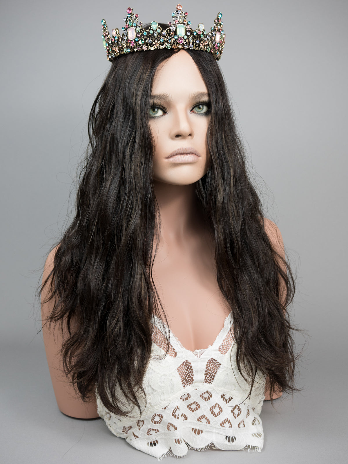 “RHIANNON BALAYAGE" Premium Topper: Silk Top, 9x9, 24", Wavy