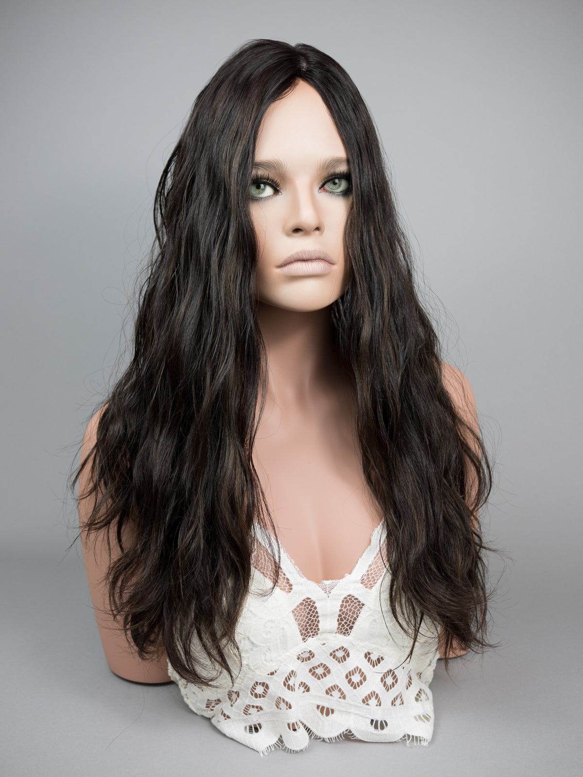 “RHIANNON BALAYAGE" Premium Topper: Silk Top, 9x9, 24", Wavy