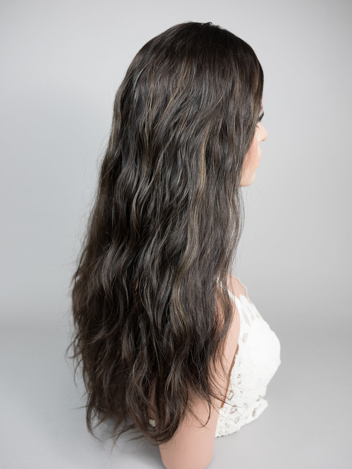 “RHIANNON BALAYAGE" Premium Topper: Silk Top, 9x9, 24", Wavy