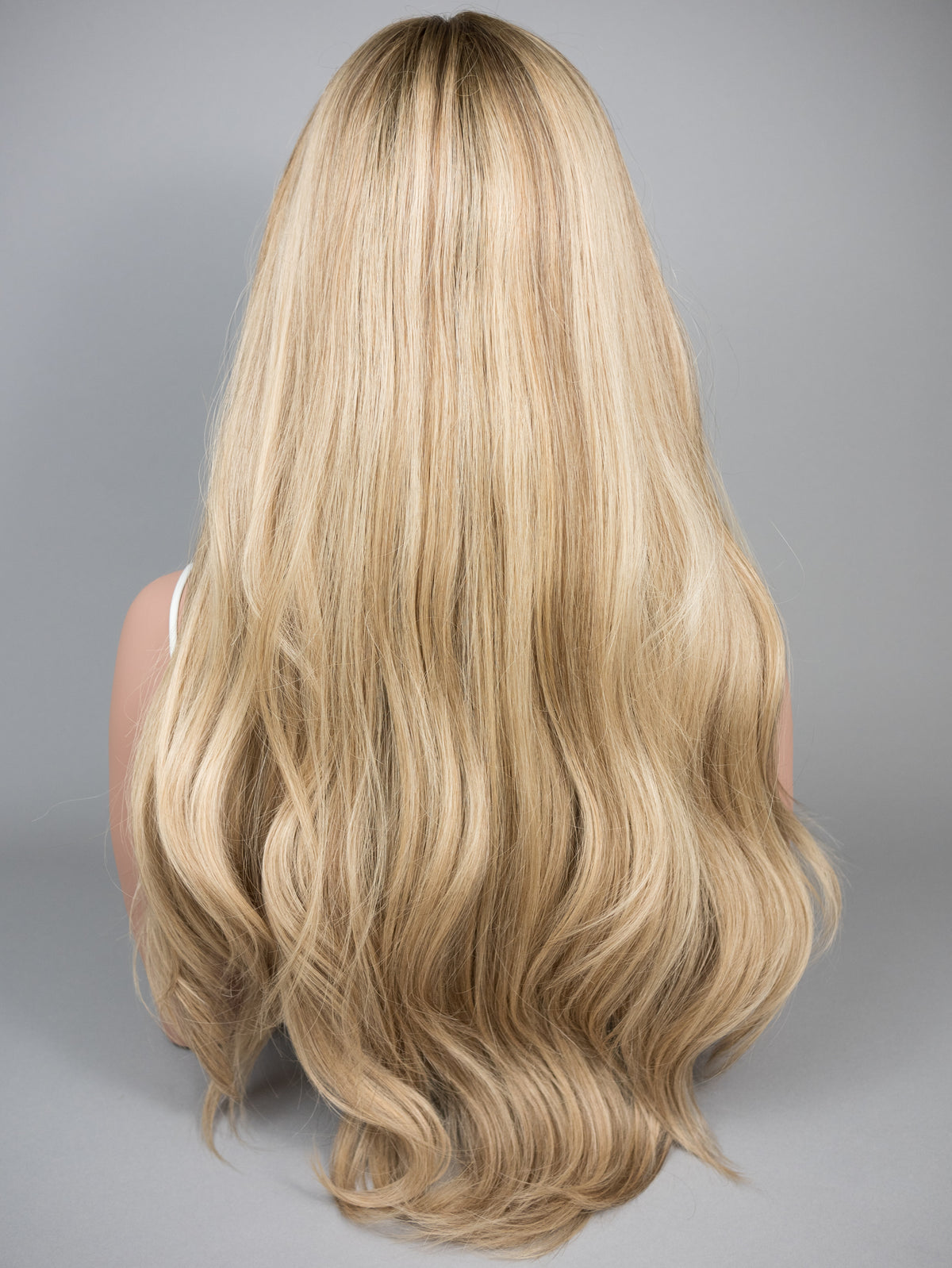“KAYLA" Premium Wig: Silk Top Lace Front, Sz. M, 28-29"