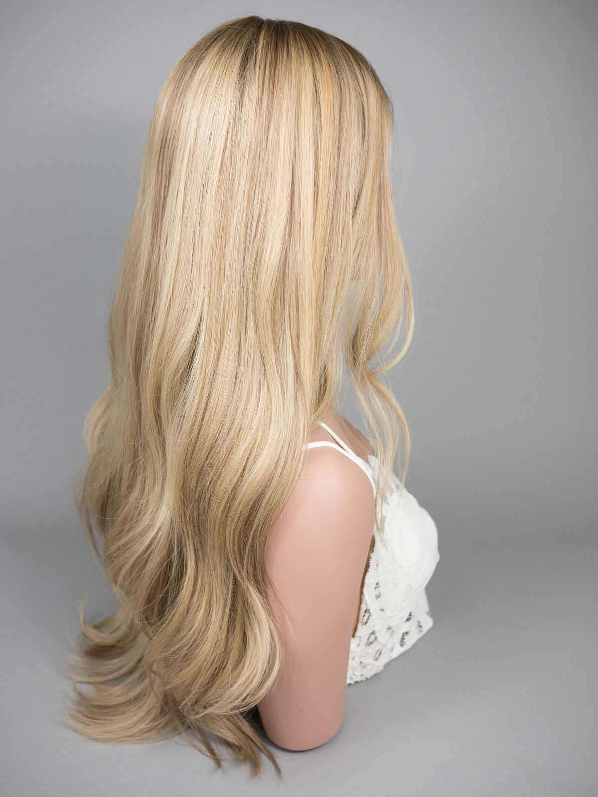 “KAYLA" Premium Wig: Silk Top Lace Front, Sz. M, 28-29"