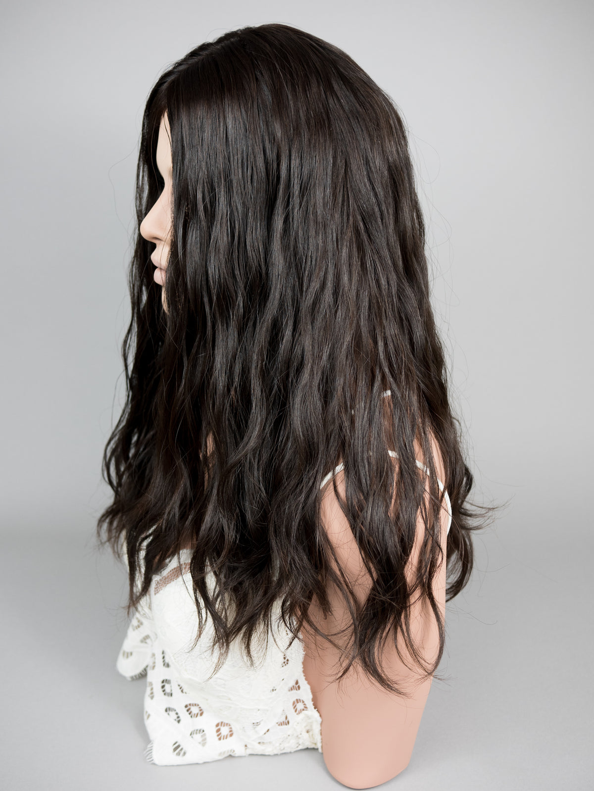 “LARK" Premium Topper: Silk Top, 8x8, 21", Wavy