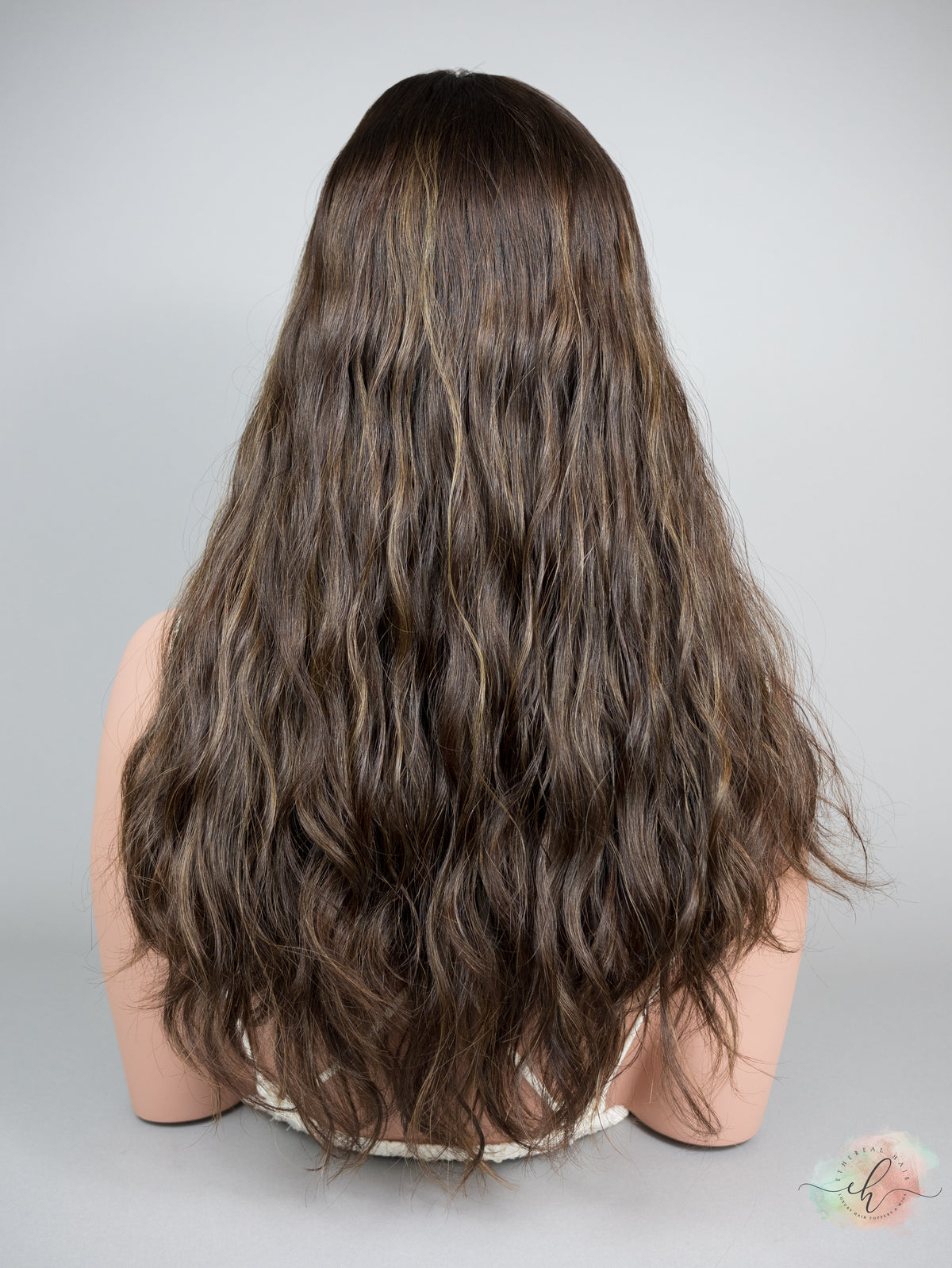 “LUNA BALAYAGE" Premium Topper: Silk Top, 8x8, 23", Wavy