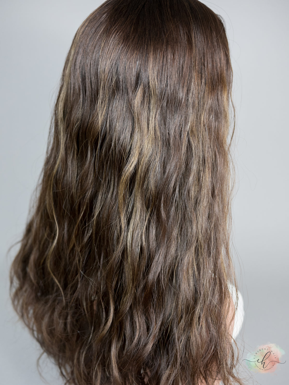 “LUNA BALAYAGE" Premium Topper: Silk Top, 8x8, 23", Wavy