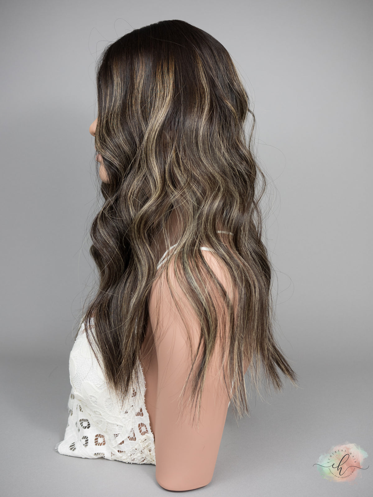 “LUNA BALAYAGE" Premium Topper: Silk Top, 6x7, 21-22"