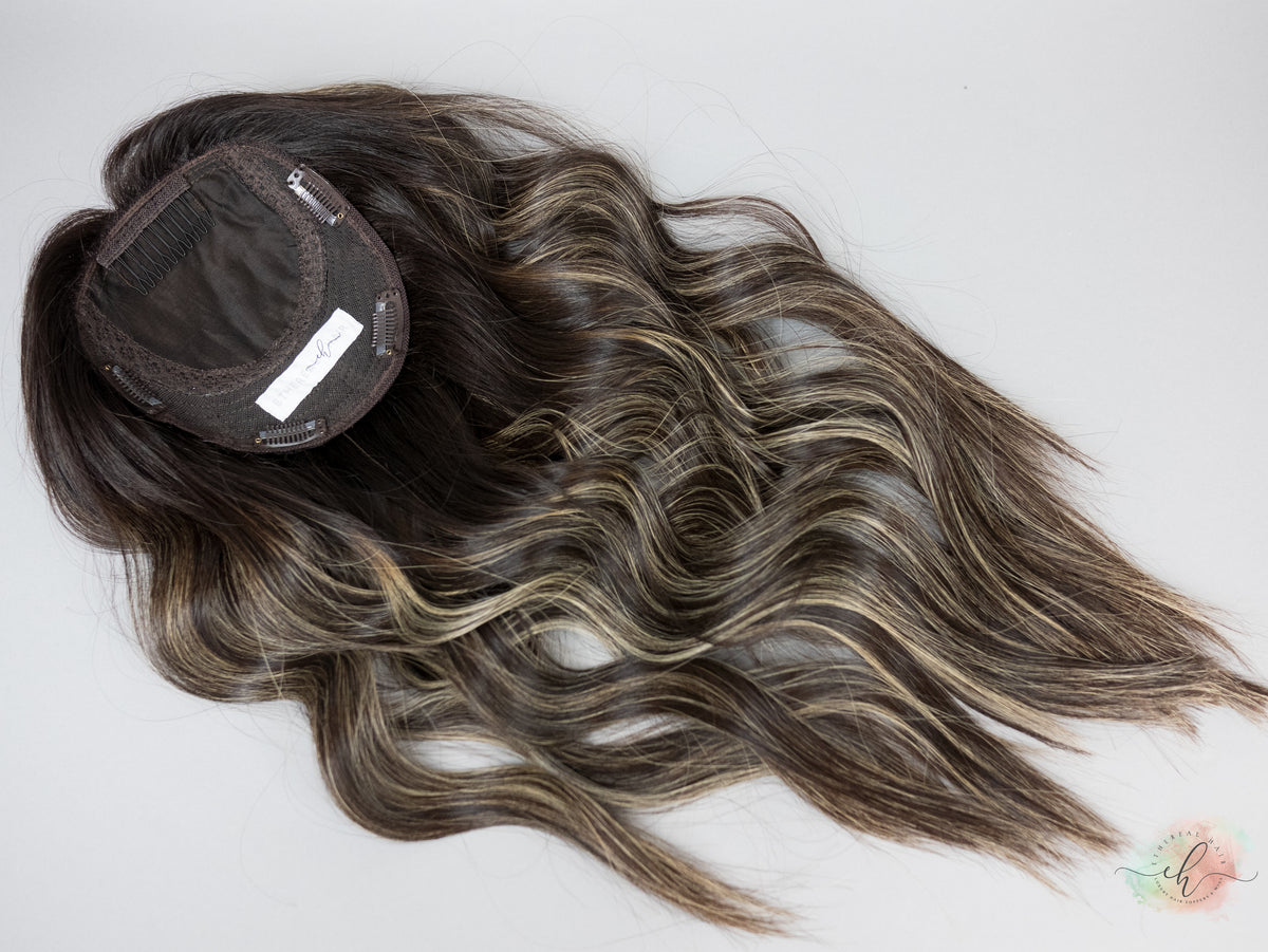 “LUNA BALAYAGE" Premium Topper: Silk Top, 6x7, 21-22"