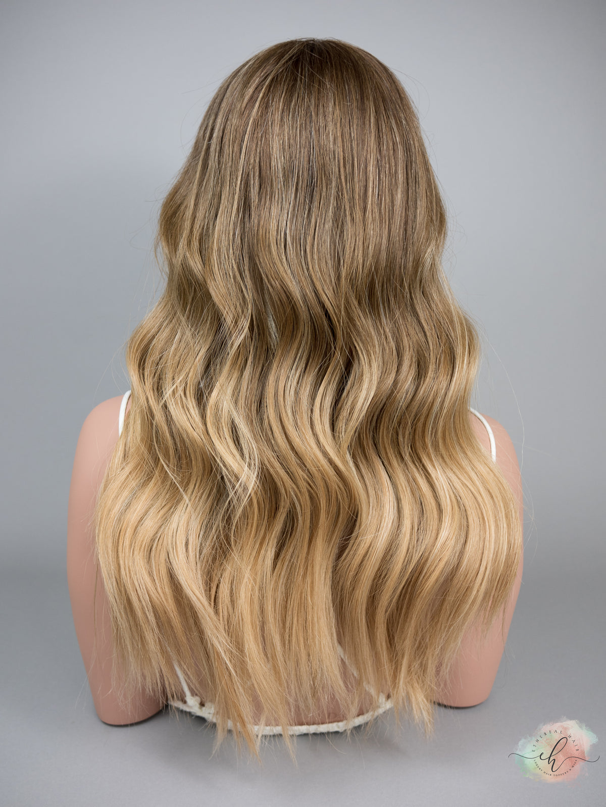 “MARABELL" Premium Wig: Lace Top, Sz. M, 24", Curtain Bangs